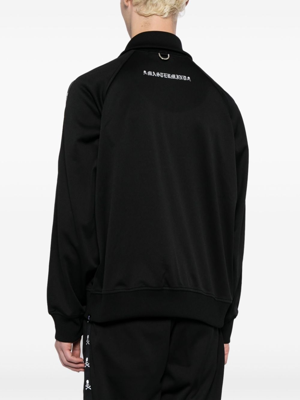 logo-tape panelled jacket - 3