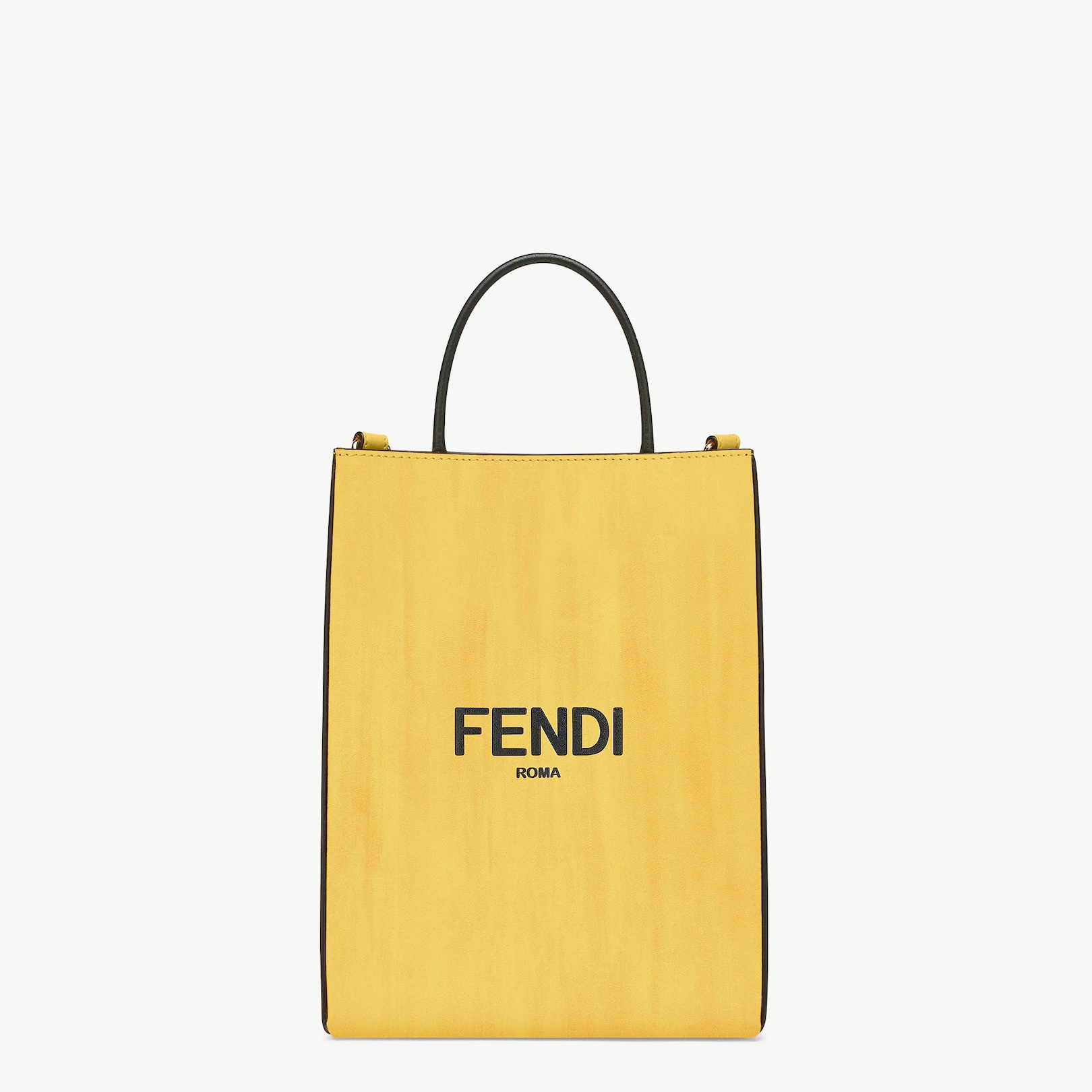 Yellow leather bag - 1