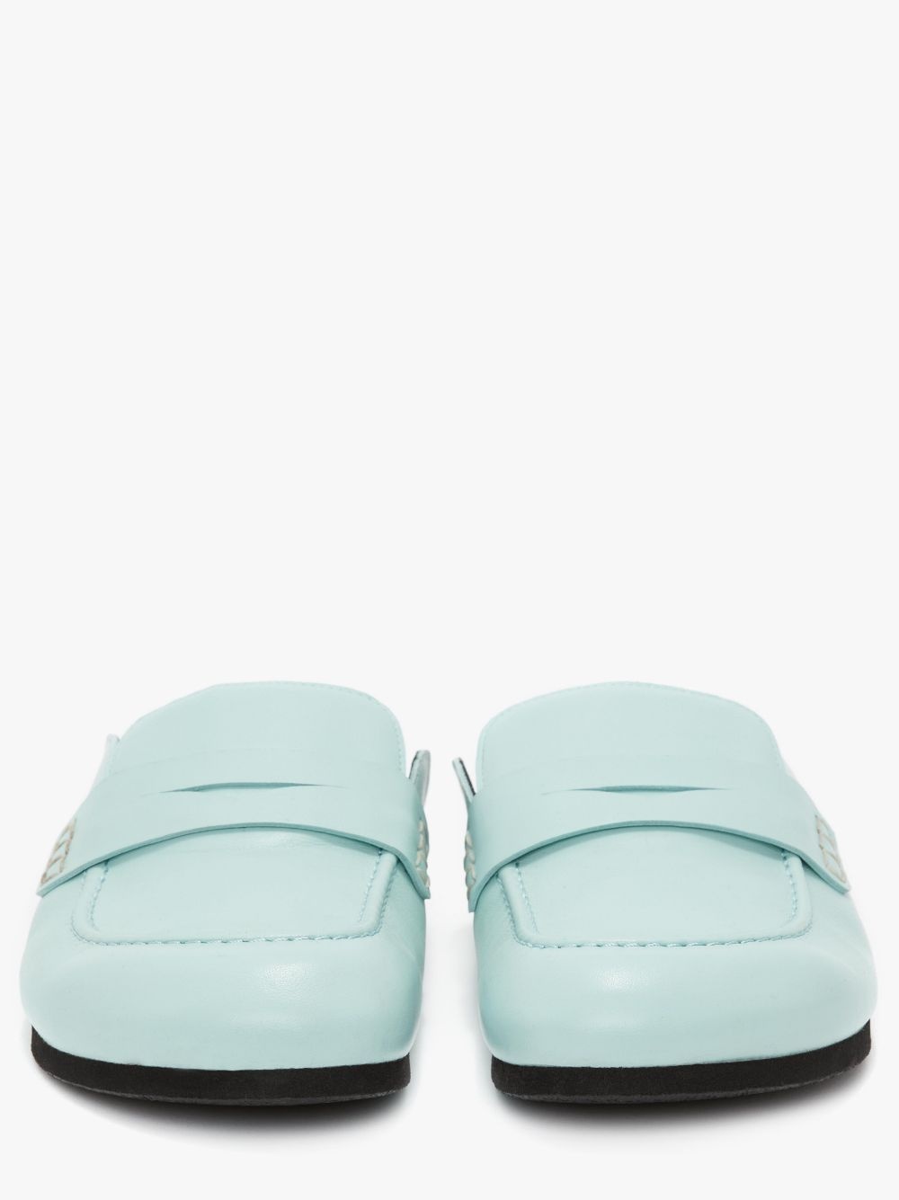 WOMEN'S LEATHER LOAFER MULES - 3