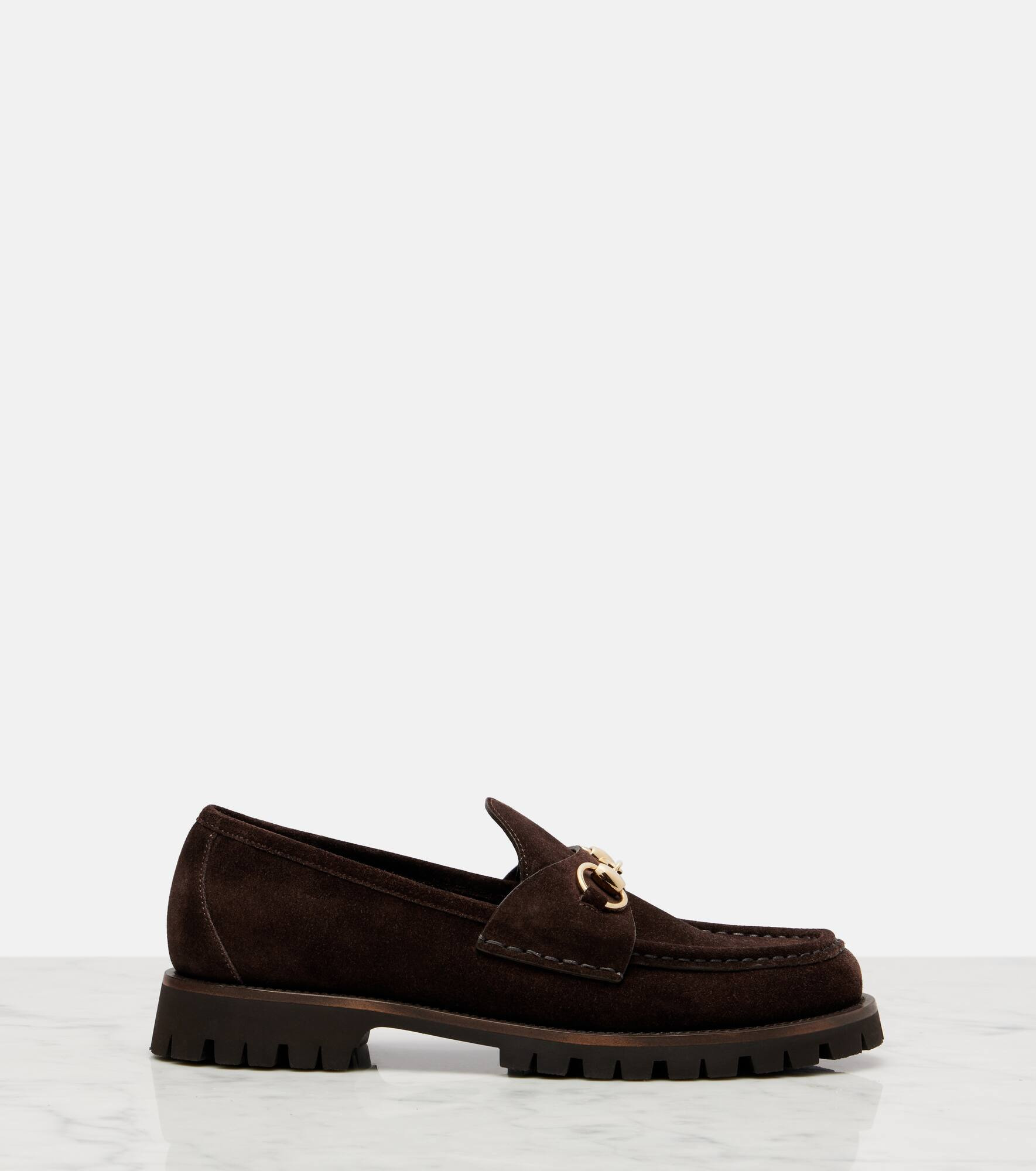 Sylke Horsebit suede loafers - 4