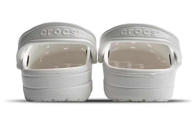 Crocs Classic Clog Breathable Sandals White Unisex 10126-100 - 3