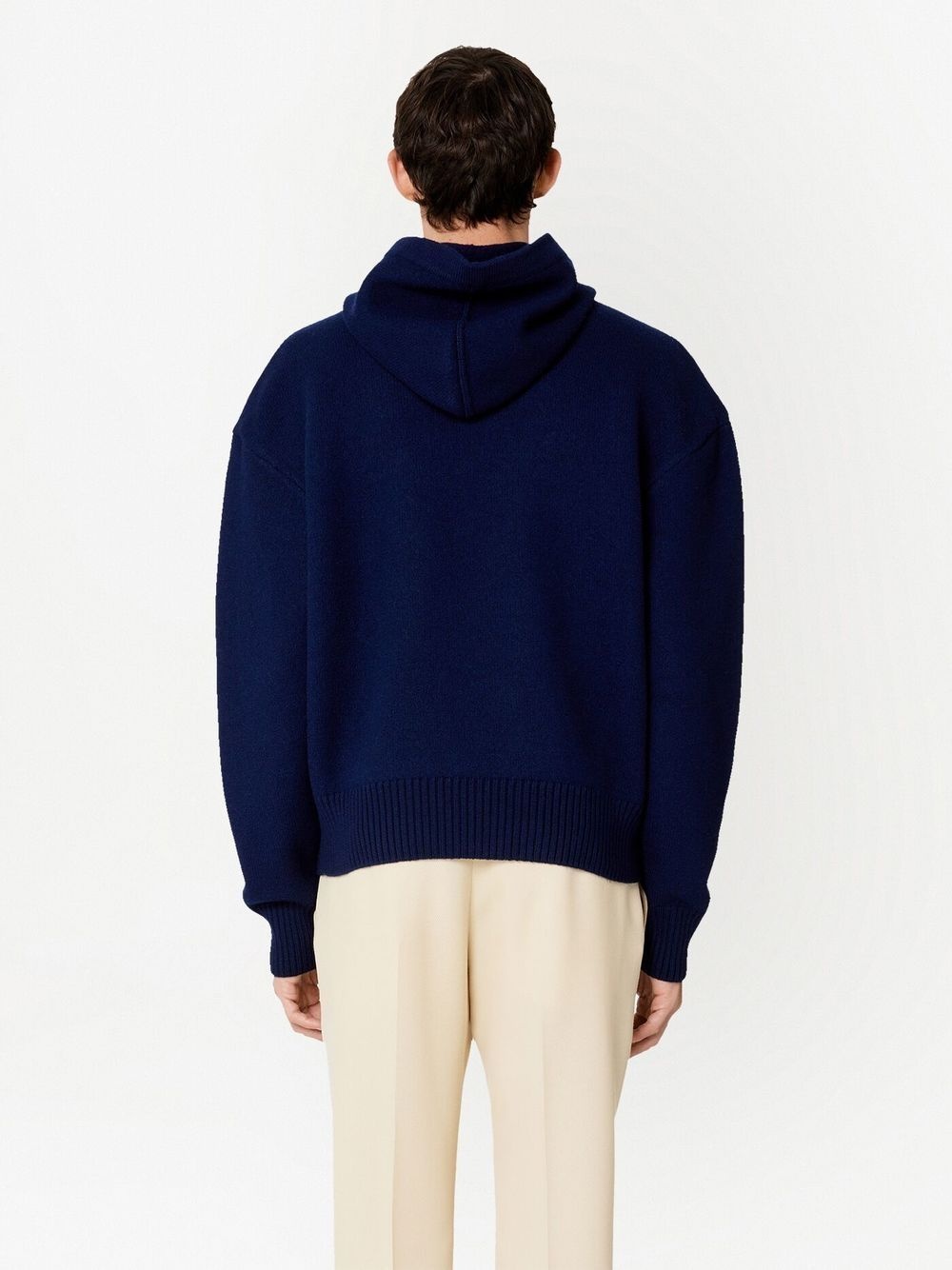 Ami De Coeur knitted hoodie - 5