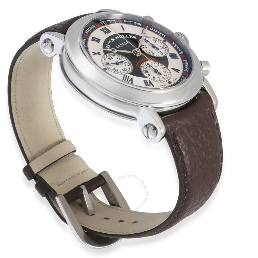 Pre-owned Franck Muller Ronde Chronograph Automatic White Dial Men's Watch 7002 CC - 3