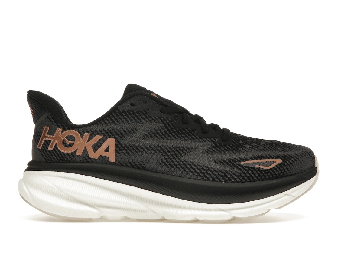 Hoka One One Clifton 9 Black Rose Gold (Women's) - 1