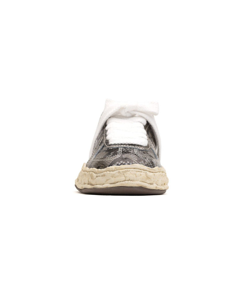 "HERBIE" OG Sole Python Printed Leather Low-top Sneaker 8