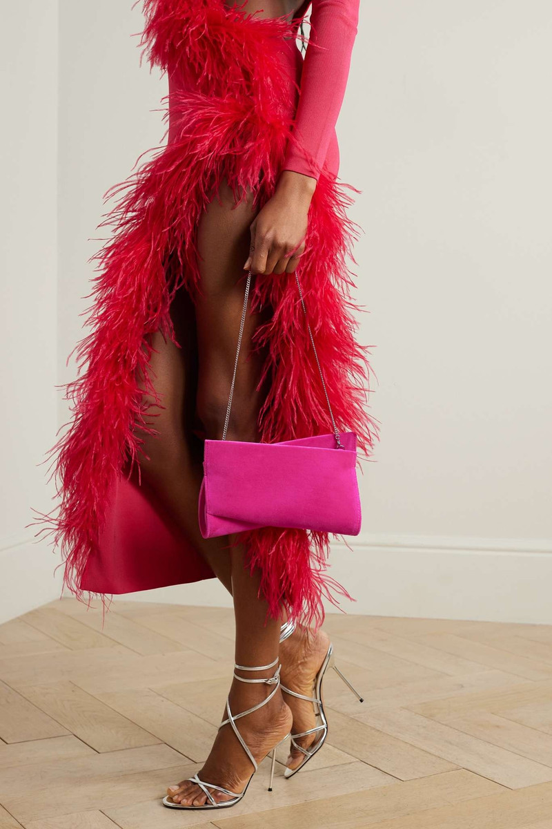 Christian Louboutin Loubitwist small velvet shoulder bag outlook