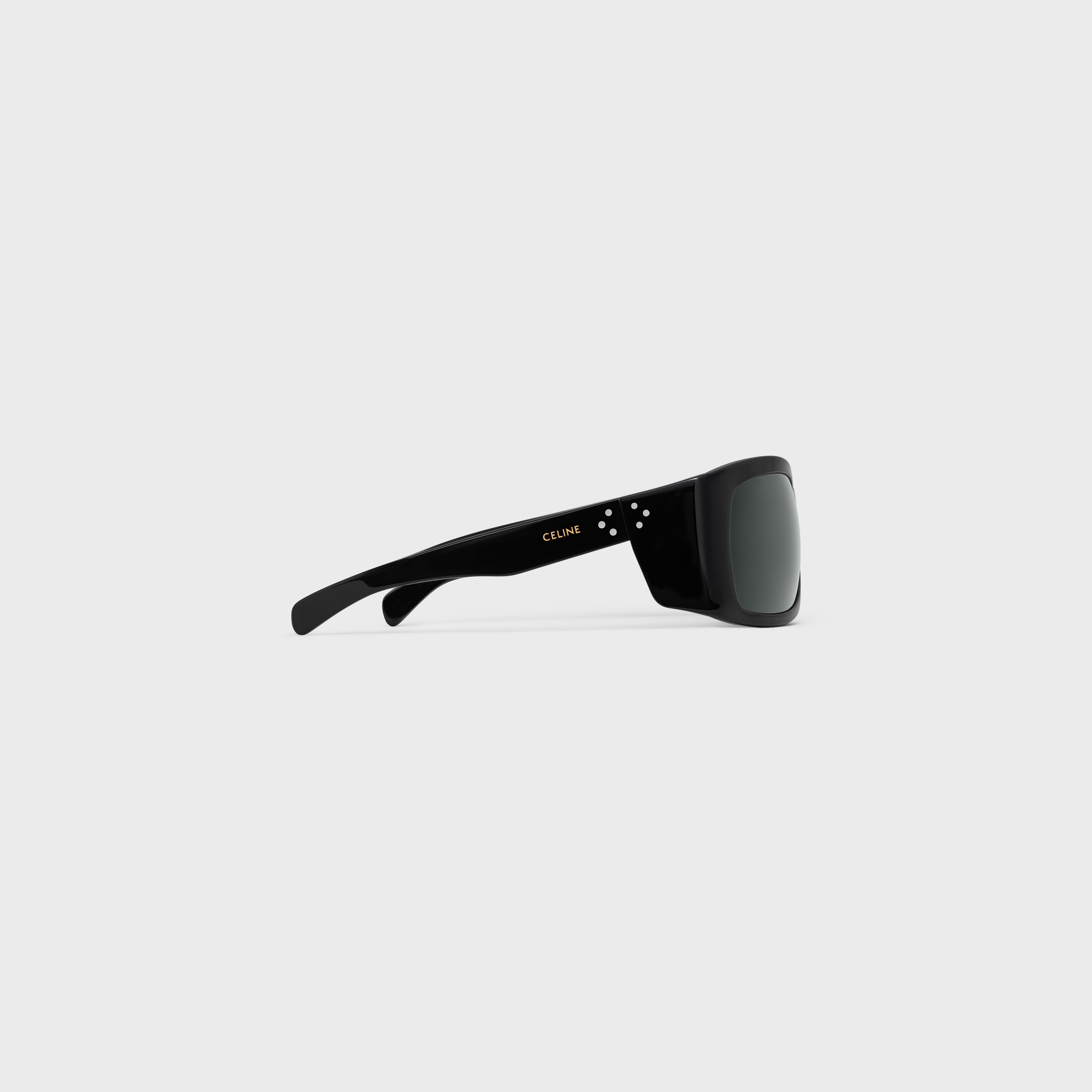 Black Frame 54 Sunglasses in Acetate - 3