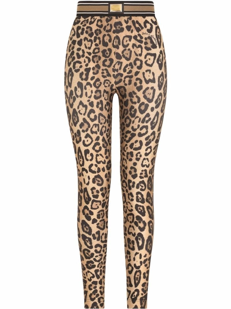 leopard-print leggings - 1