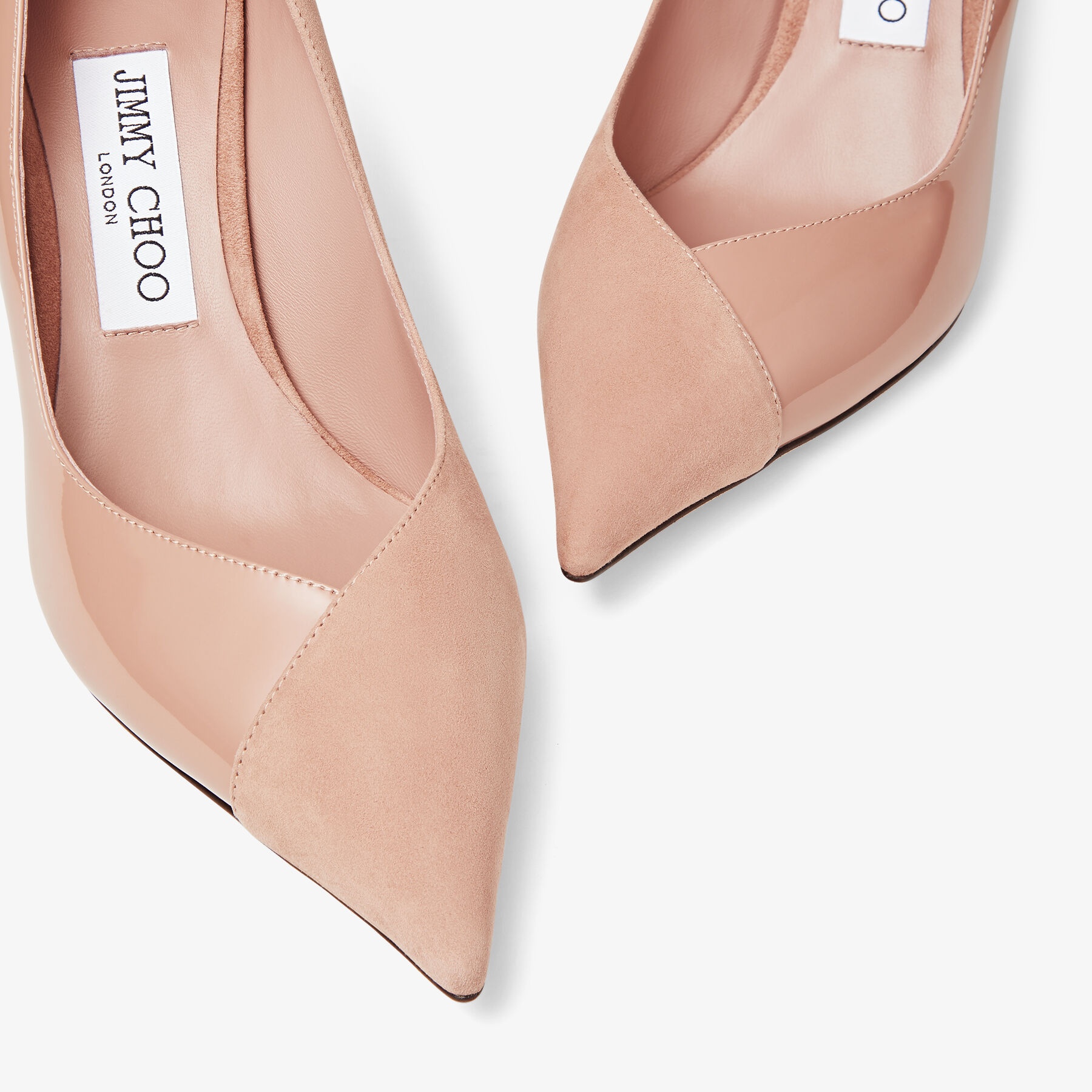 Cass 75
Ballet Pink Suede and Patent Pumps - 4