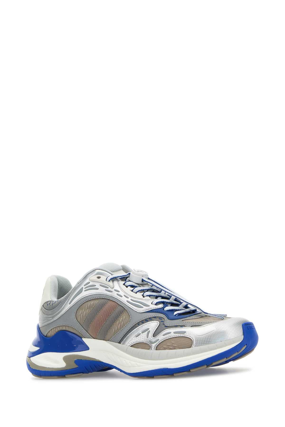 Gucci Men Multicolor Mesh And Rubber Gucci 2.0 Sneakers - 2