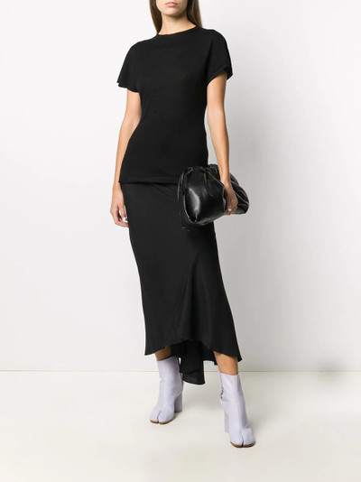 Rick Owens cashmere fine knit T-shirt outlook