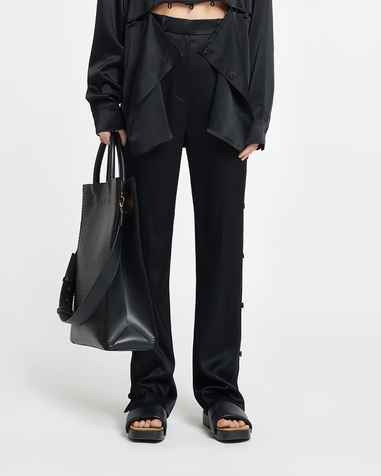 【送料&関税込】Nanushka Felina Slip Satin Pants Nanushka Felina Slip Satin Pants - Beige | Garmentory