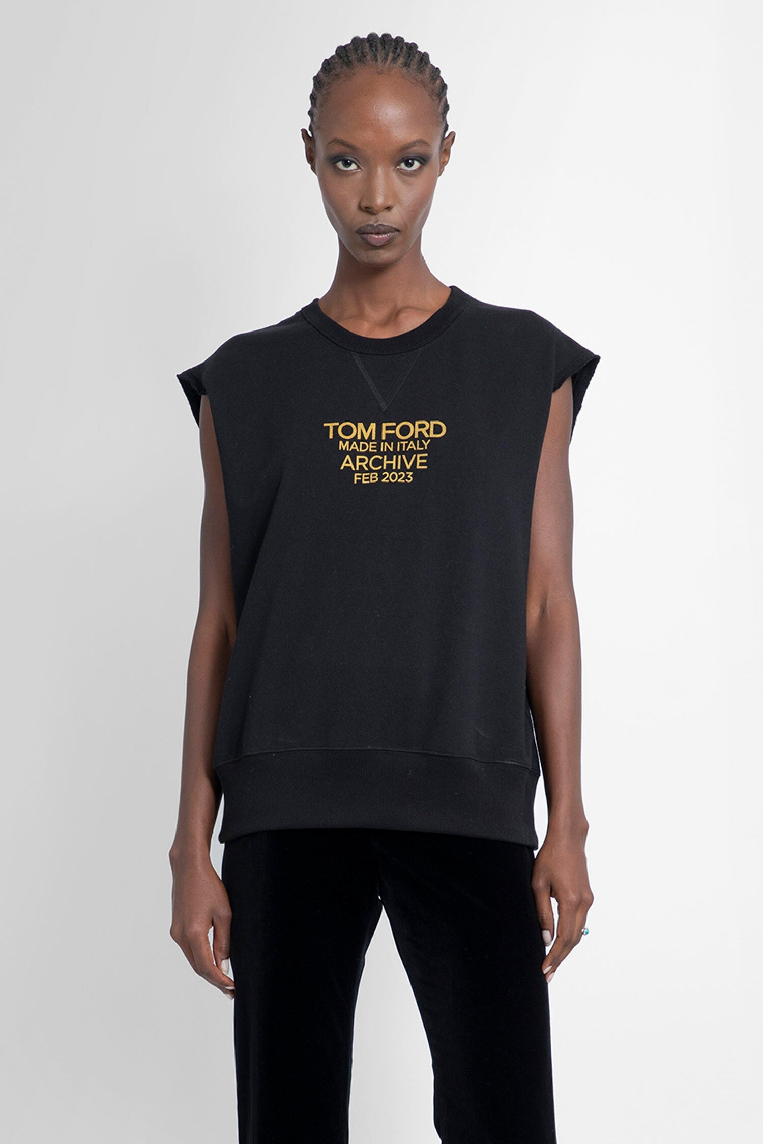 TOM FORD WOMAN BLACK SWEATSHIRTS - 1