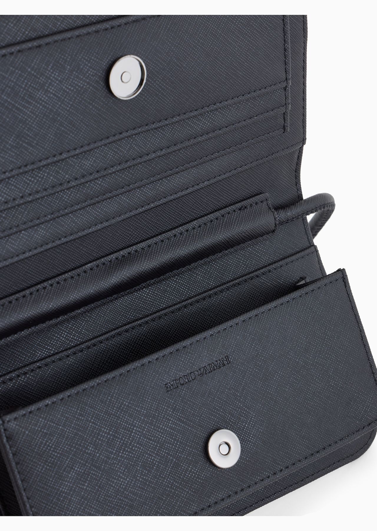 ASV regenerated Saffiano and recycled nylon tech case with shoulder strap - 4
