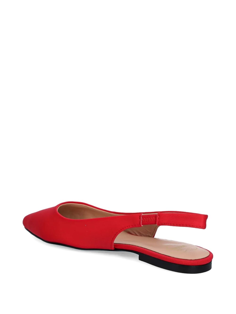 logo-print ballerina shoes - 3