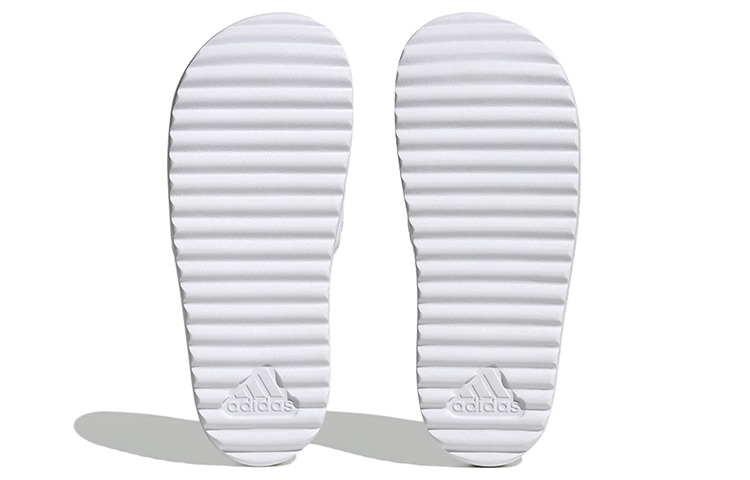 (WMNS) adidas Adilette Platform Slide 'White Zero Metallic' IE9703 - 6