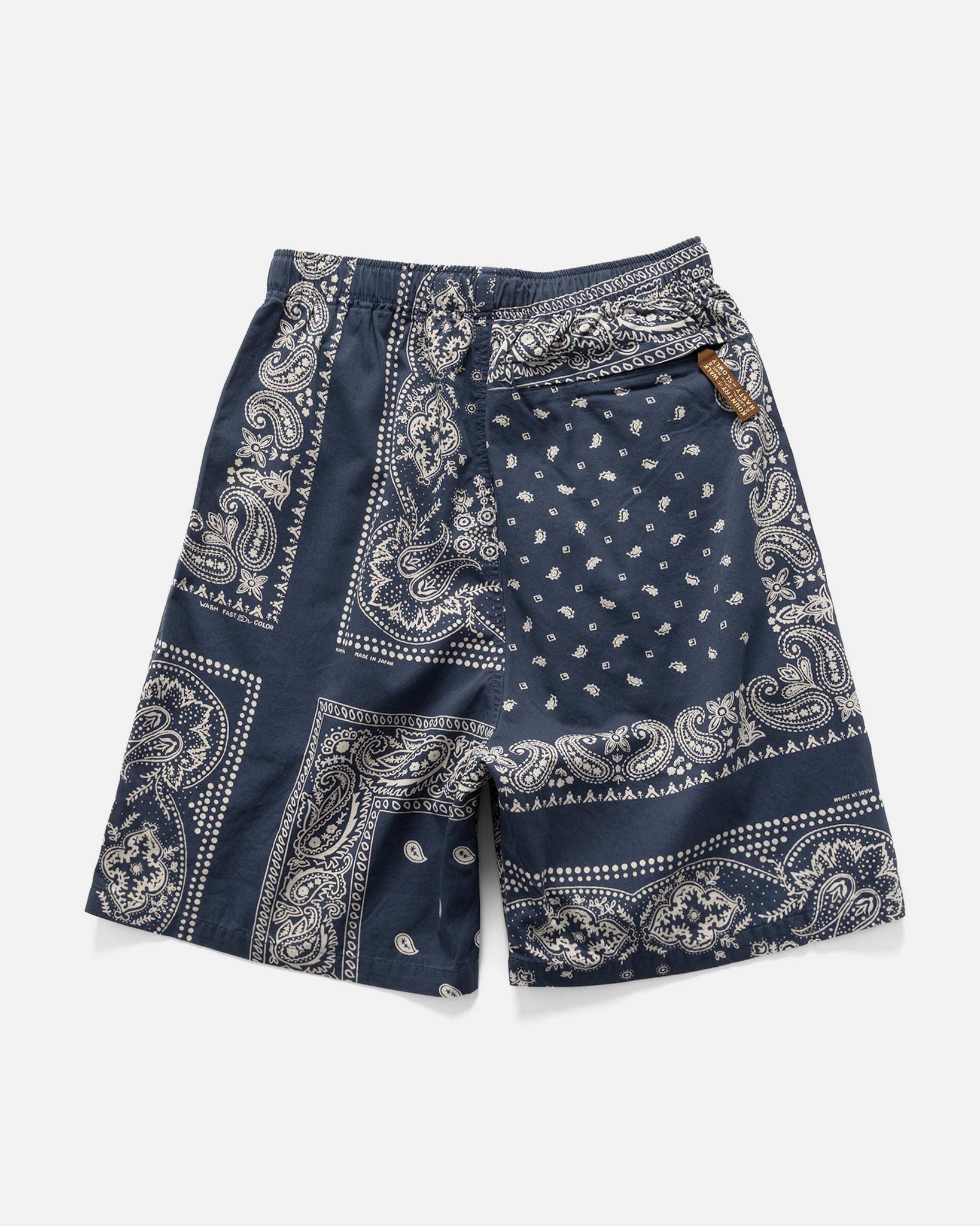 Combed Burberry RAT BRAND Bandana Patchwork EASY Short Pants Aubergine - 5