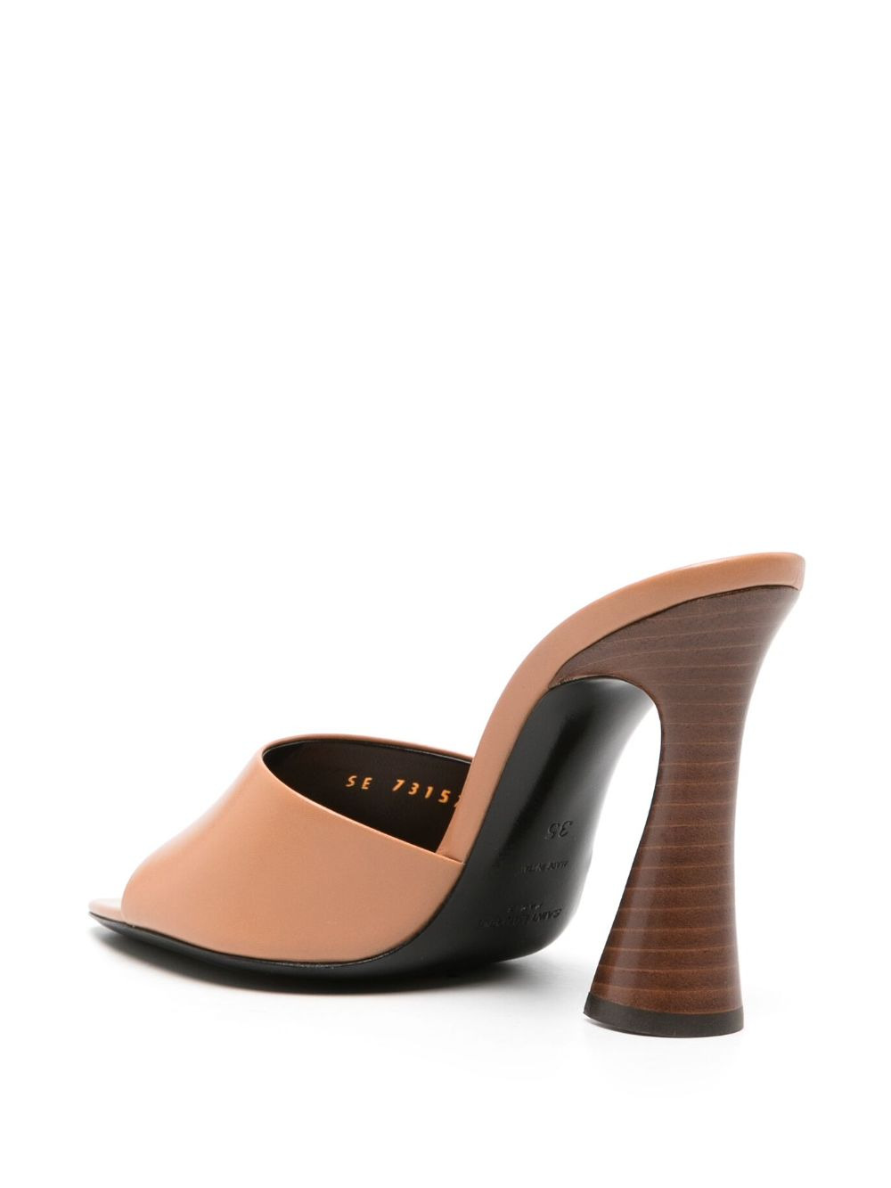 Suite 105mm leather mules - 3