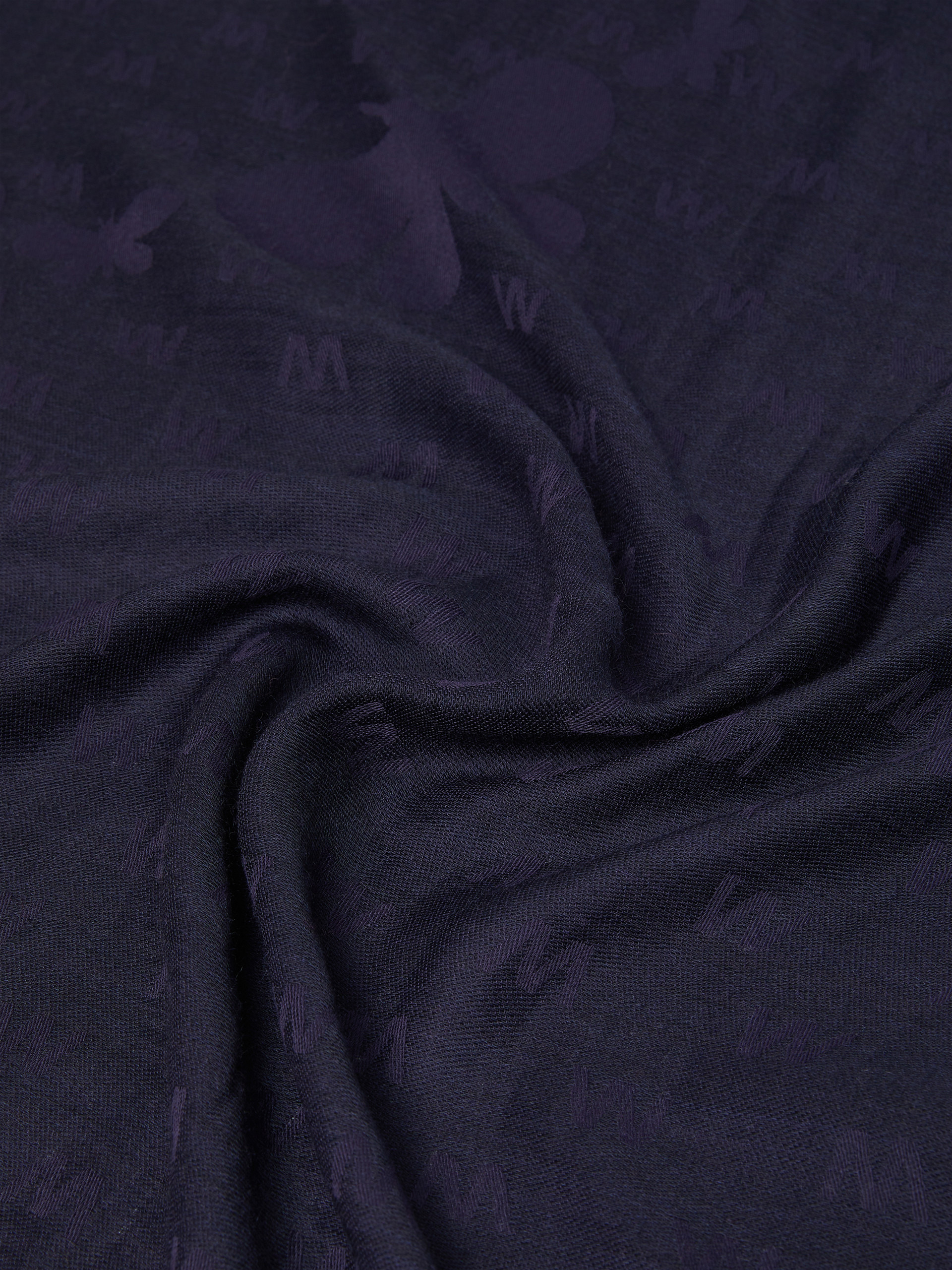 DIRE Jacquard-knit viscose and wool shawl - 3