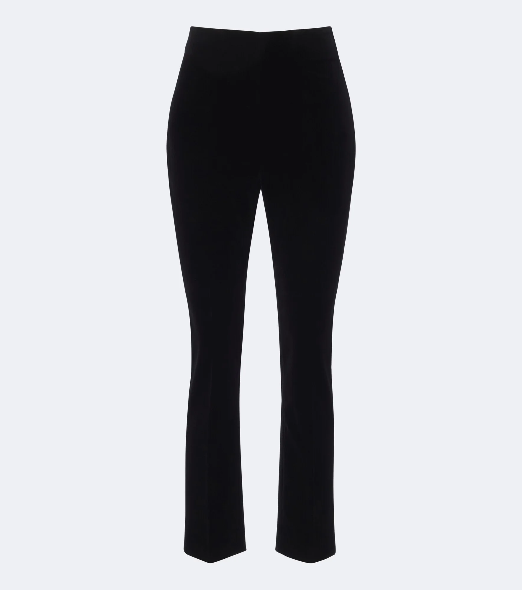 Cotton velvet cigarette-leg pants - 1