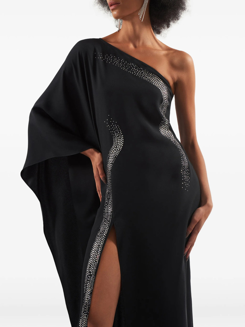 Taller Marmo Taller Marmo Palladium One-shoulder Embellished Maxi Dress outlook