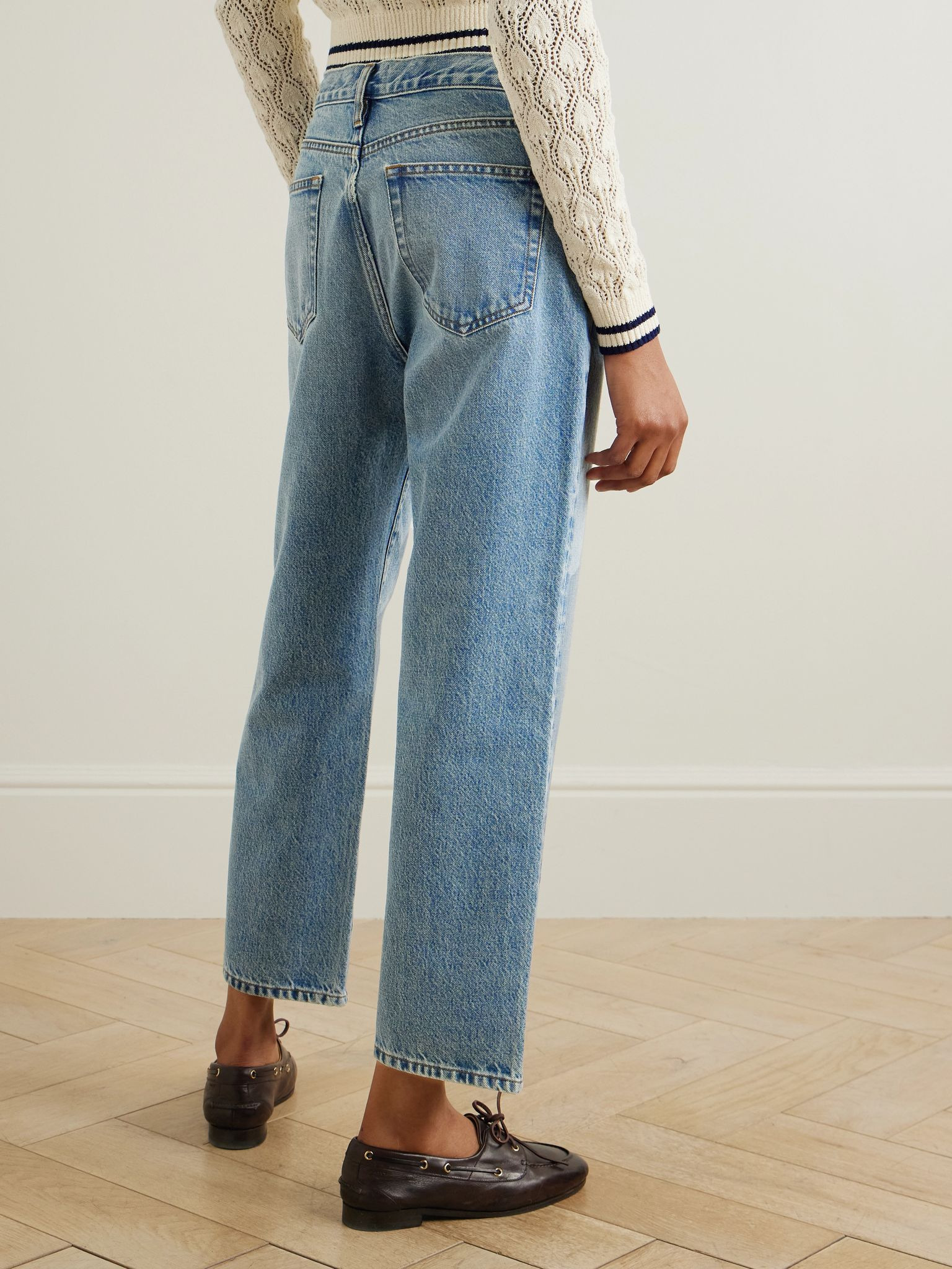 The Hang high-rise straight-leg jeans Mid denim - 4