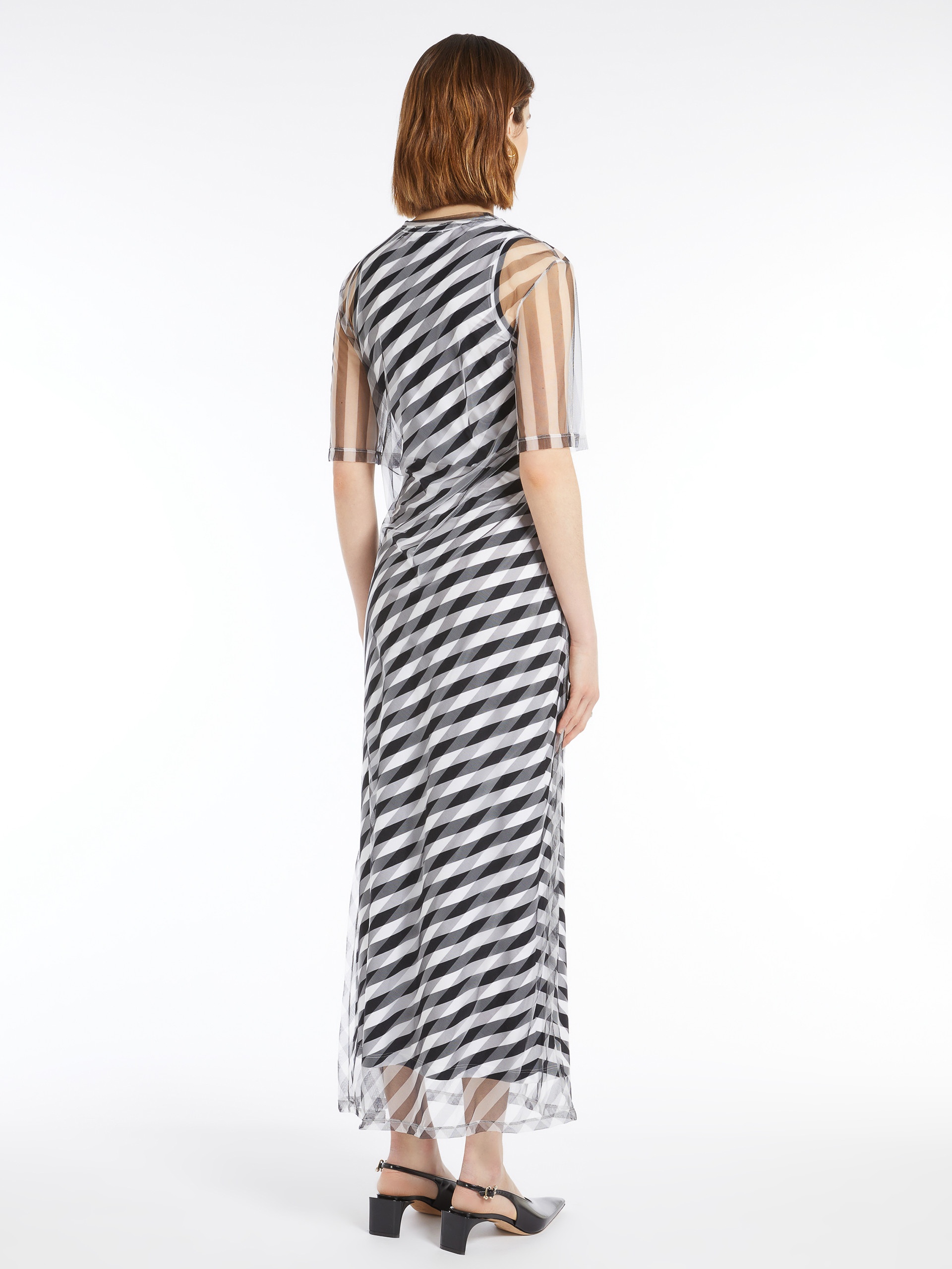 PAUSA Double op-art dress - 4