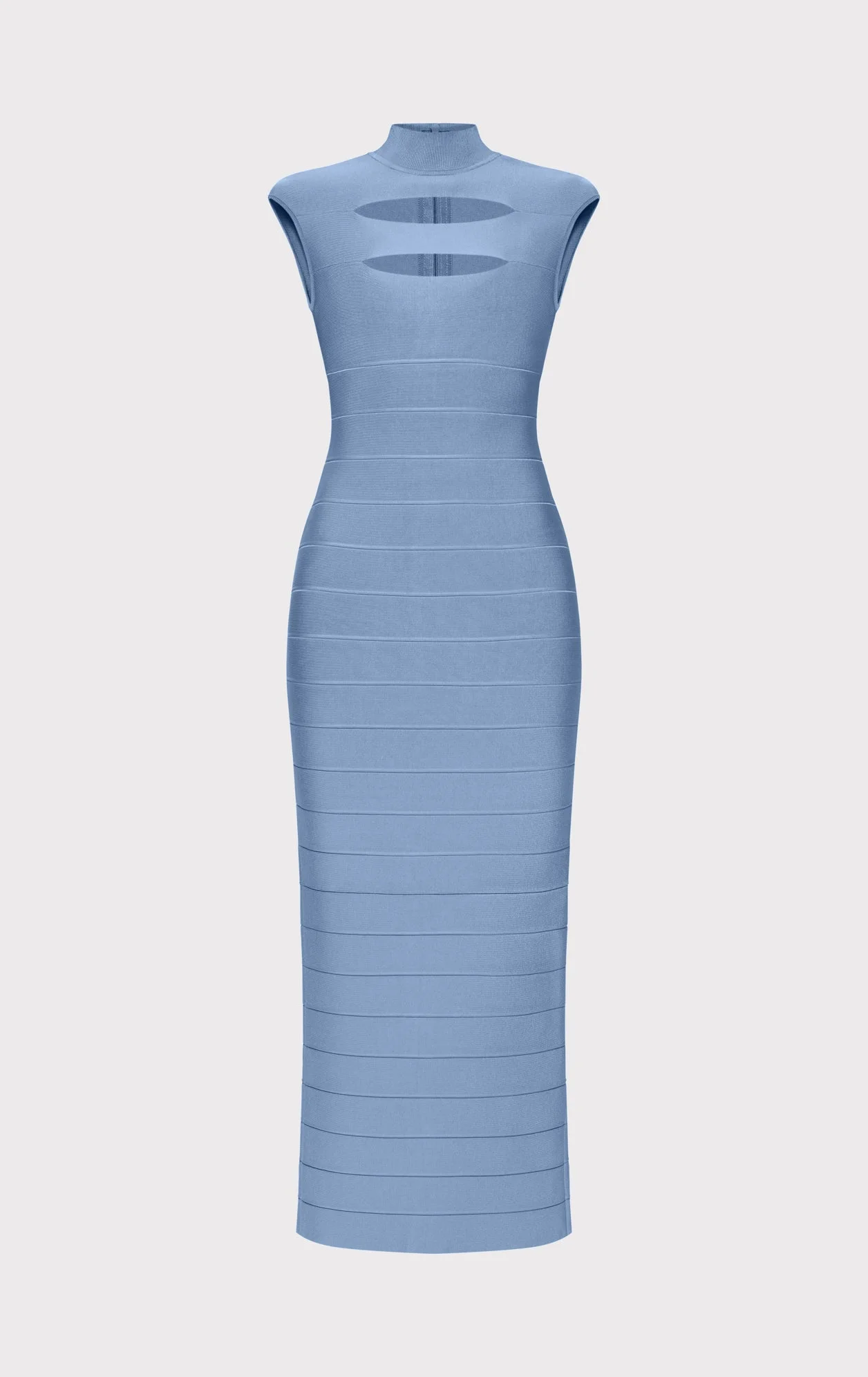 CAP SLEEVE CUT-OUT GOWN - 1