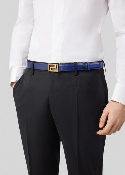 VERSACE Meander Leather Belt outlook