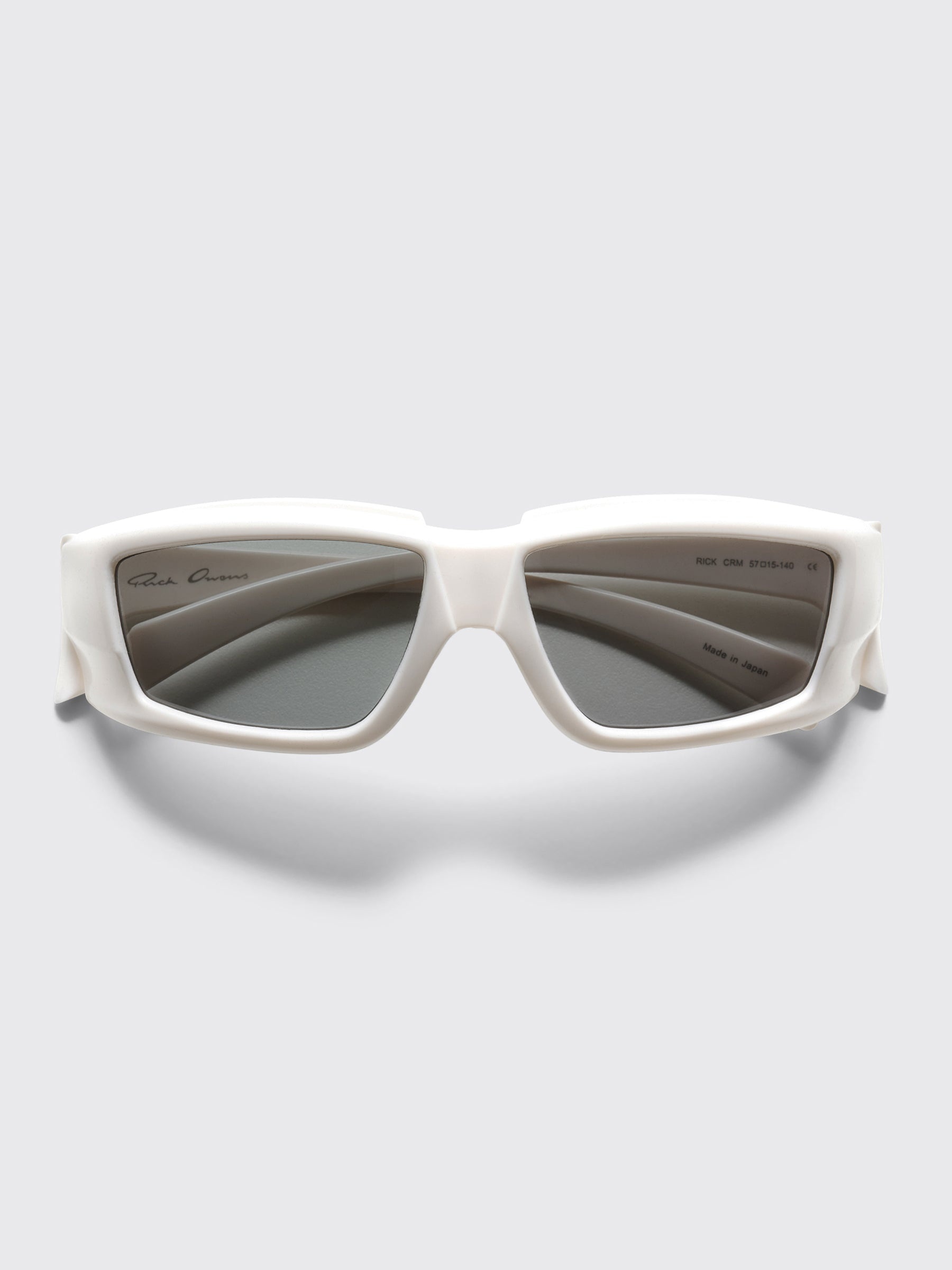 RICK OWENS SUNGLASSES CREAM / BLACK - 2