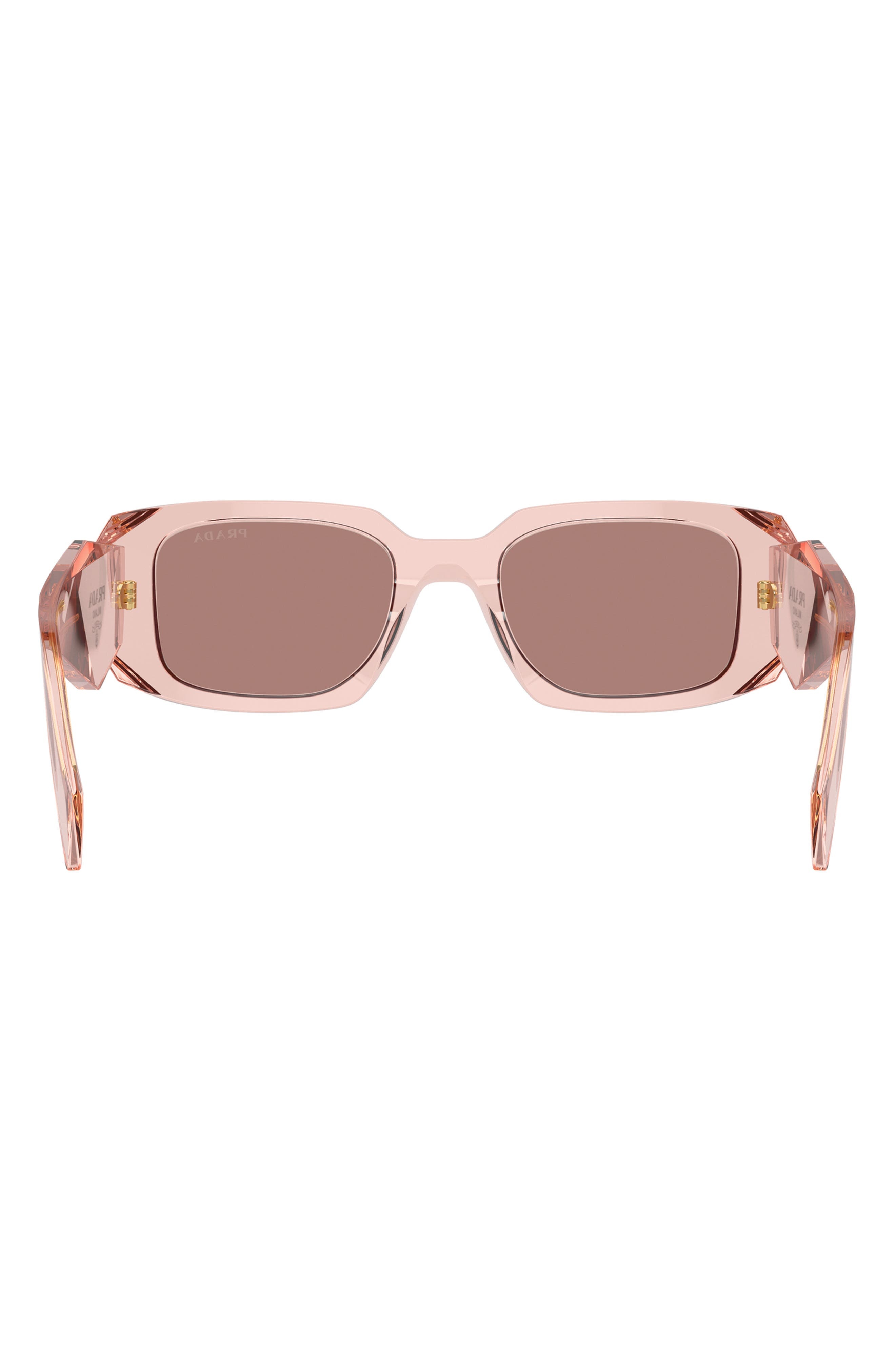 Prada 51mm Rectangular Sunglasses in Lite Brown at Nordstrom - 5