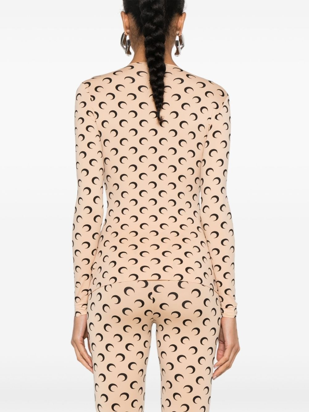 Moon print second skin top - 3