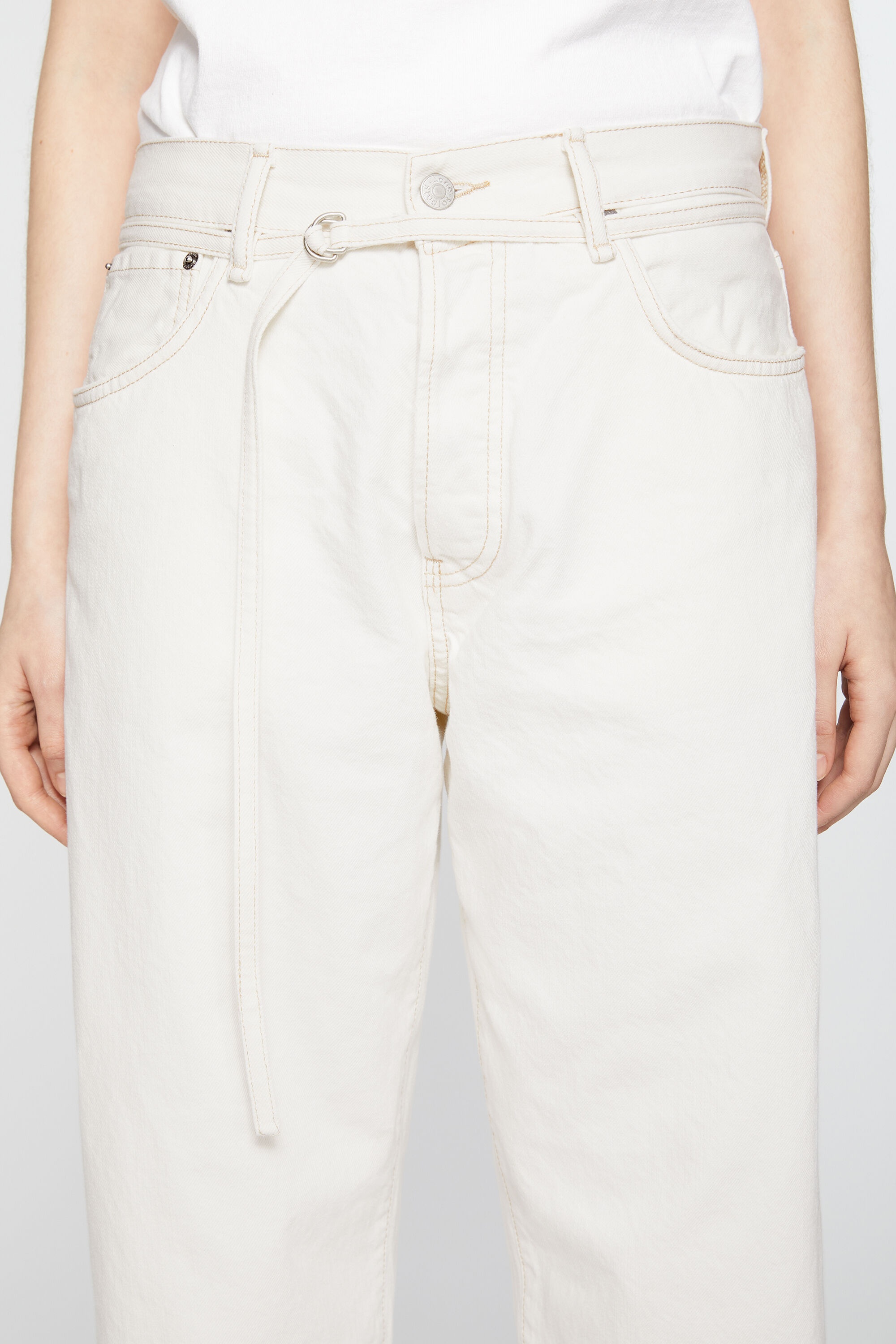 Loose fit jeans - 1991 Toj - Off white - 5