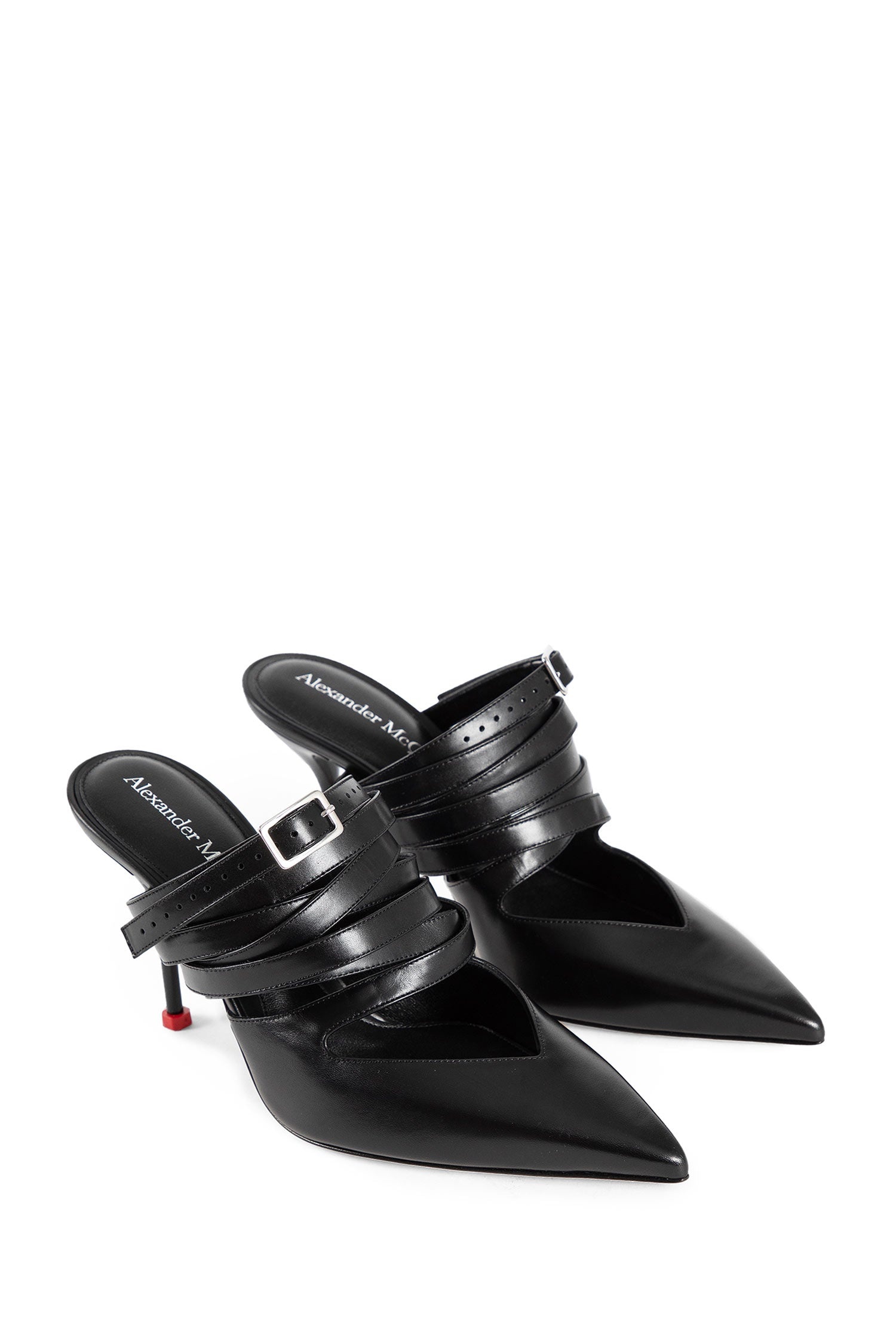 サンダル・ミュール alexander mcqueen FW24 Strap mules (797598WIFD7 1037) alexander mcqueen FW24 Strap mules (797598WIFD7 1037
