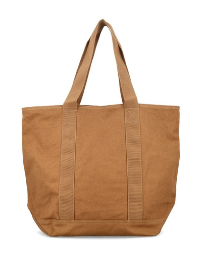 Carhartt logo-patch canvas tote bag outlook