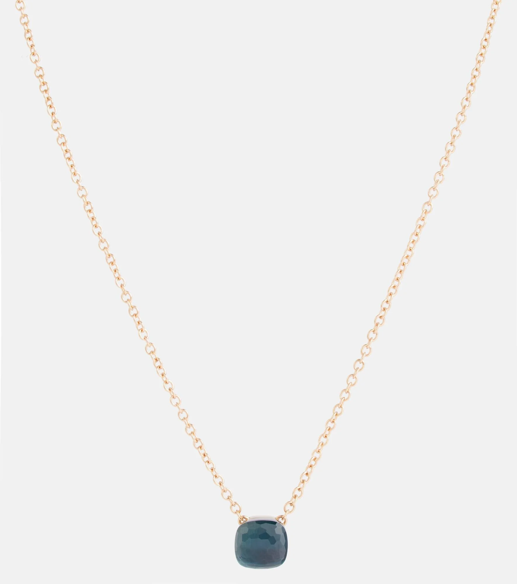 Nudo 18kt gold necklace with topaz - 1