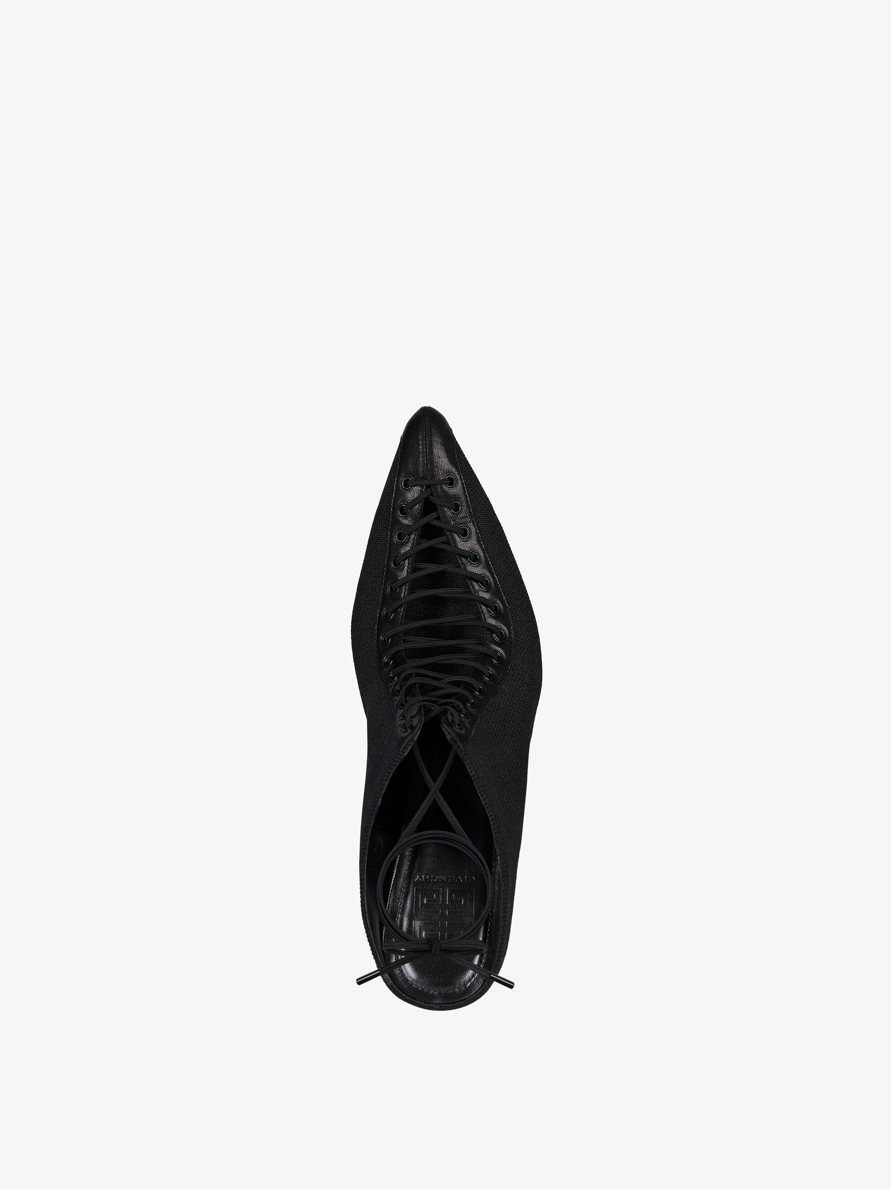 SHOW SLINGBACK IN KNIT AND LEATHER - 5