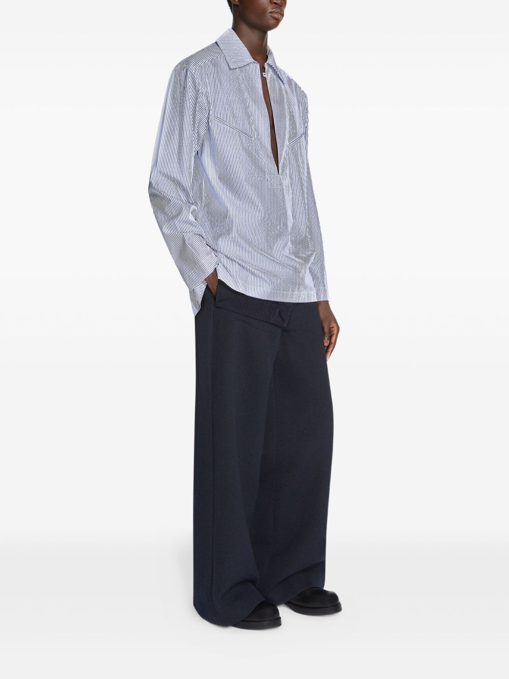striped cotton shirt - 3
