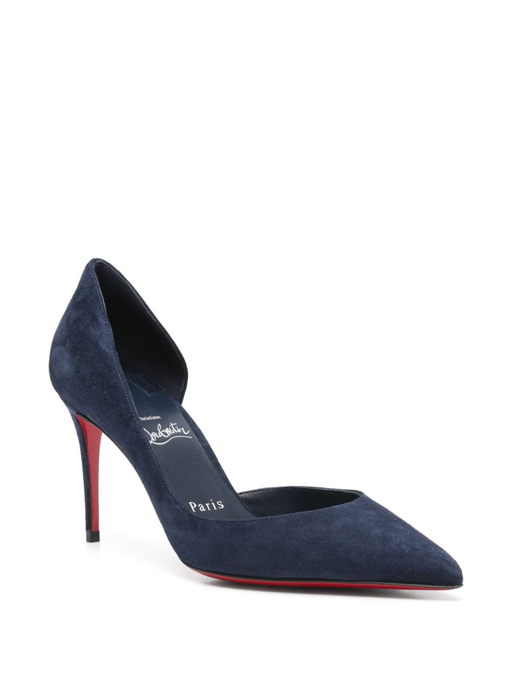 90mm leather heeled pumps - 2