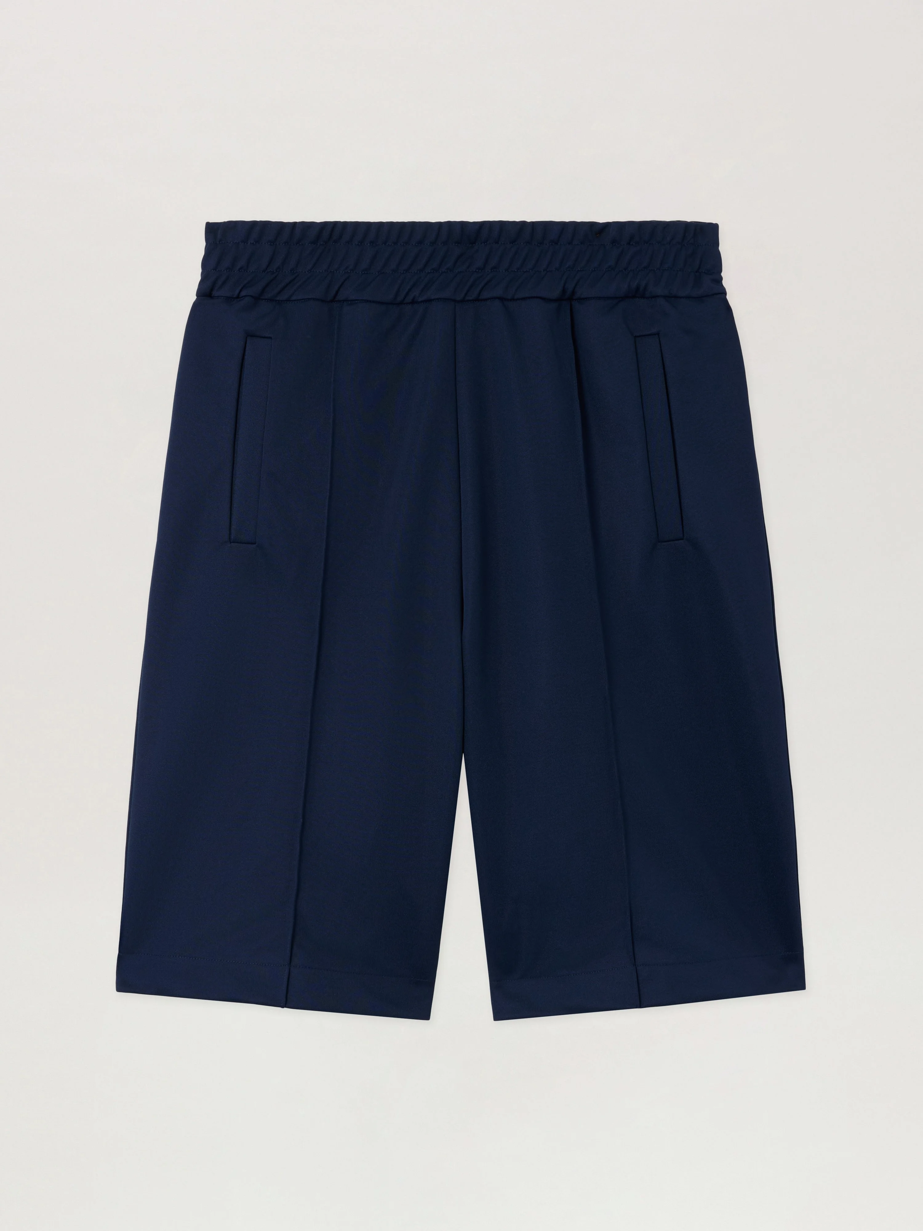 Back Curved Logo Track Shorts - 1