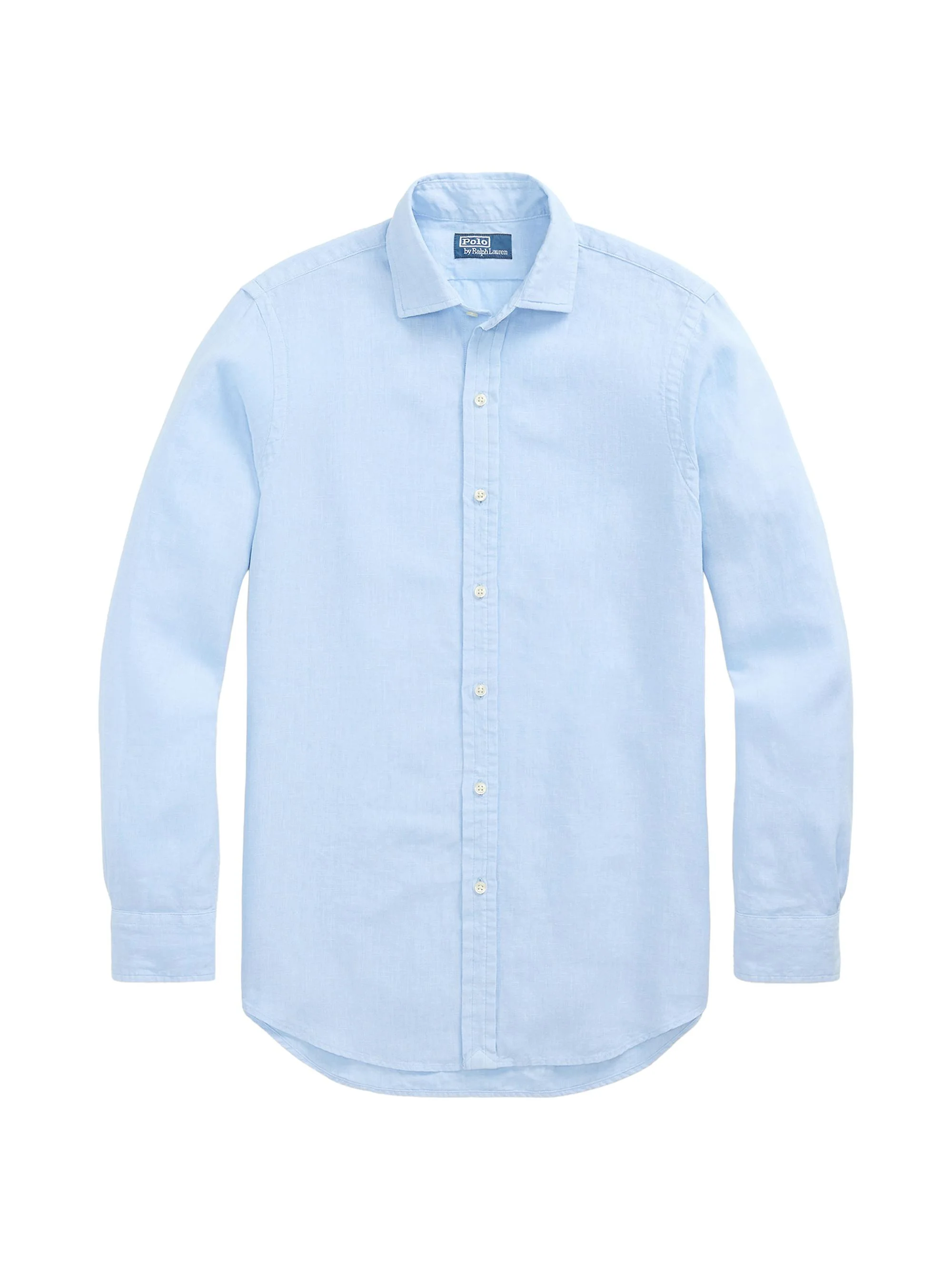 Men's Classic-Fit Linen Shirt - Office Blue - 1