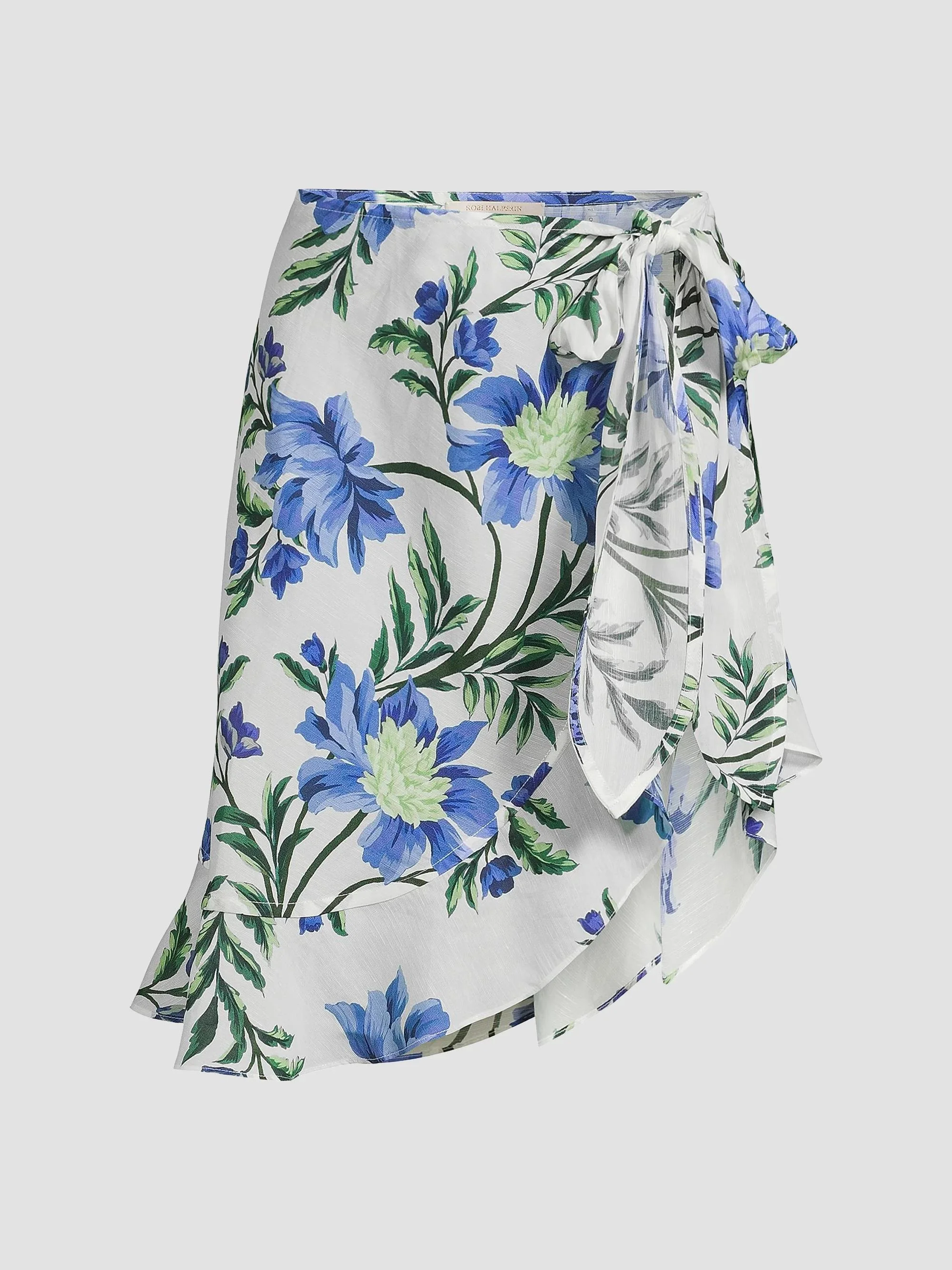 Women's Marlo Tropical Cover-Up Knee-Length Skirt - Ivory Multi - 1
