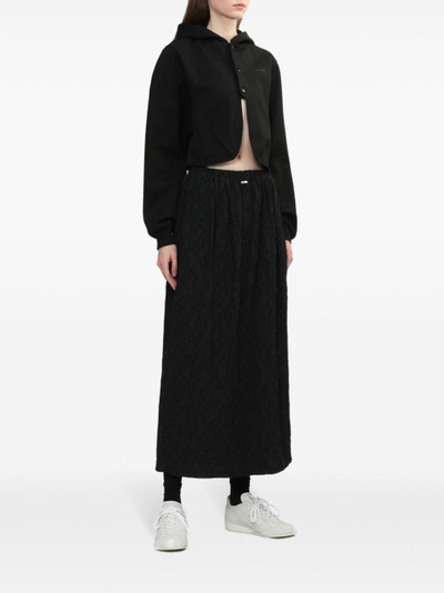 ADER error pleated midi skirt outlook