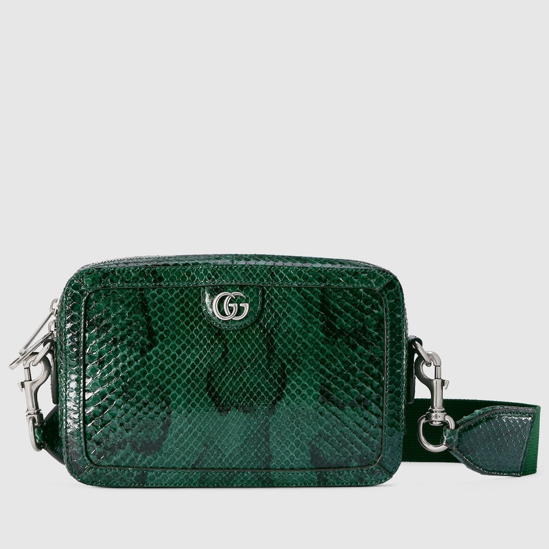 Python crossbody bag with Double G 1