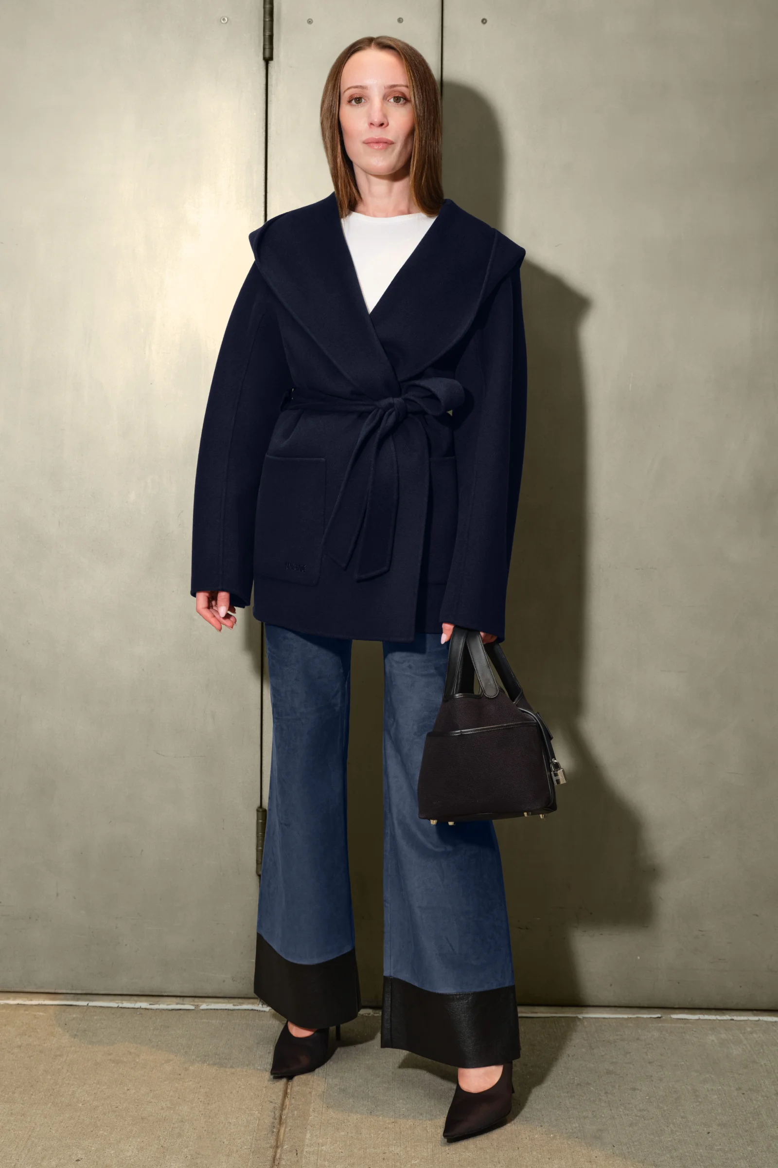 PAYA-Z Wool Wrap Coat With Sash Belt - 1