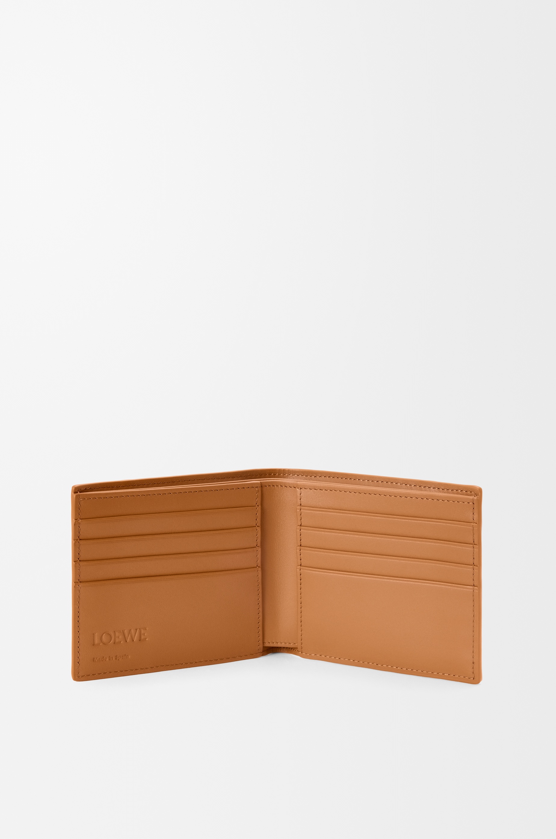 Puzzle bifold wallet in supple grained calfskin - 2