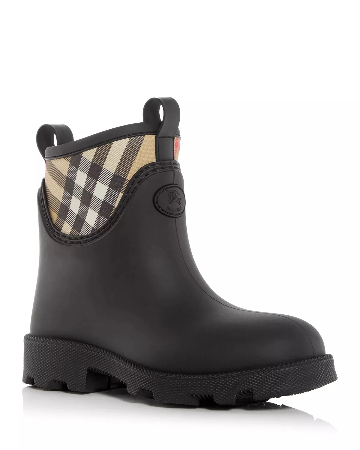 Burberry Women's Marsh Stamp Check Rain Booties - 1