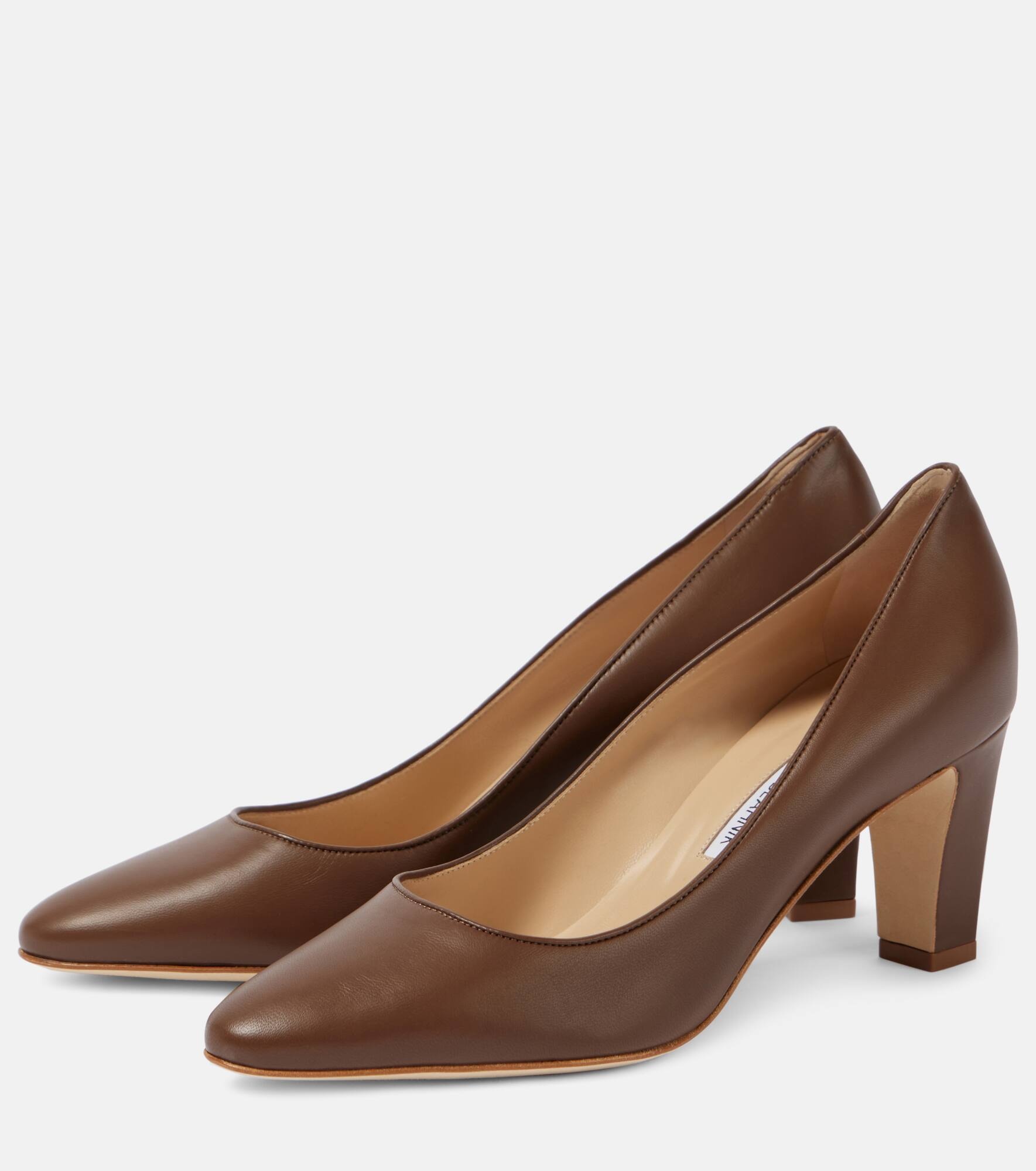 Sikotto 70 leather pumps - 4