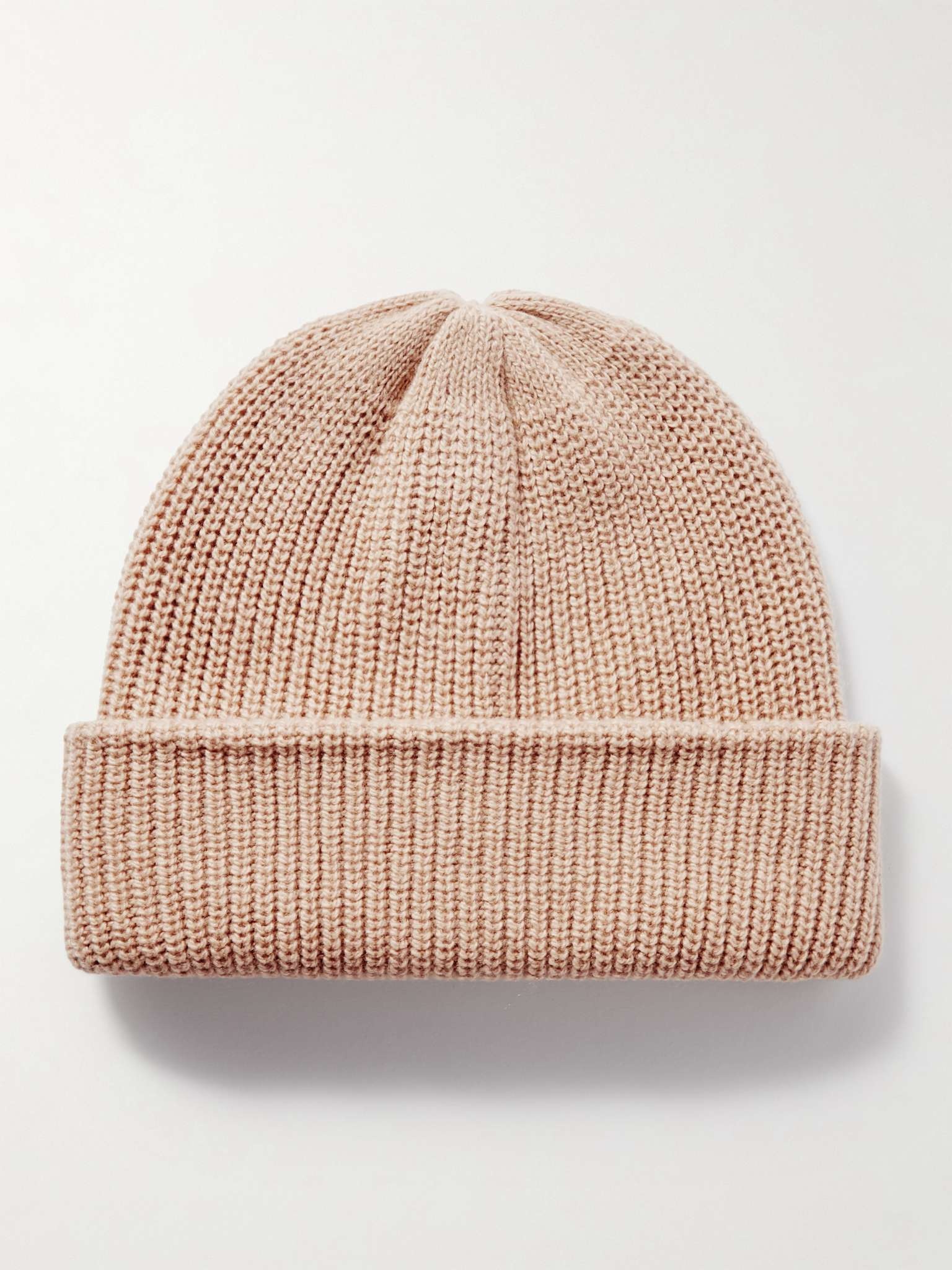 Watchman Ribbed Cashmere Beanie - 1