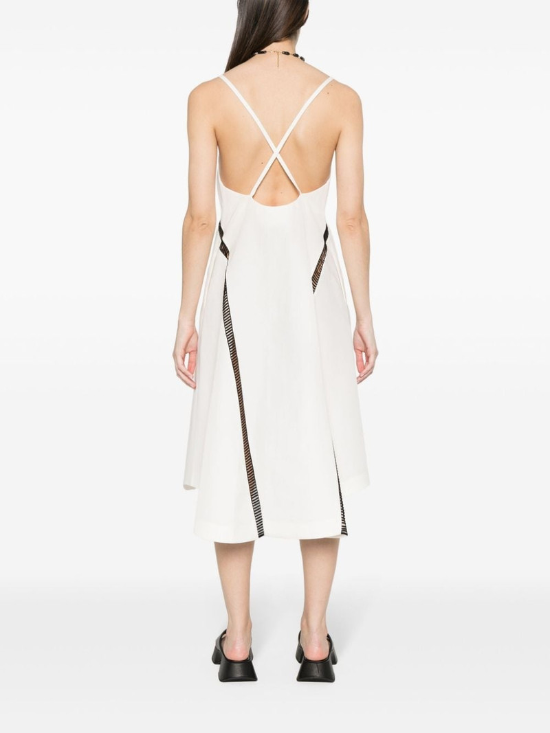 V-neck midi dress 4